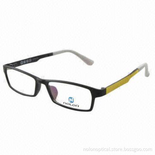 Matt black ultem spectacles frame